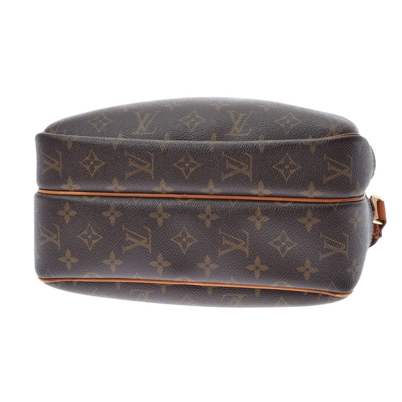 Louis Vuitton Reporter Shoulder Canvas Bag Monogram Brown - Picture 5 of 9